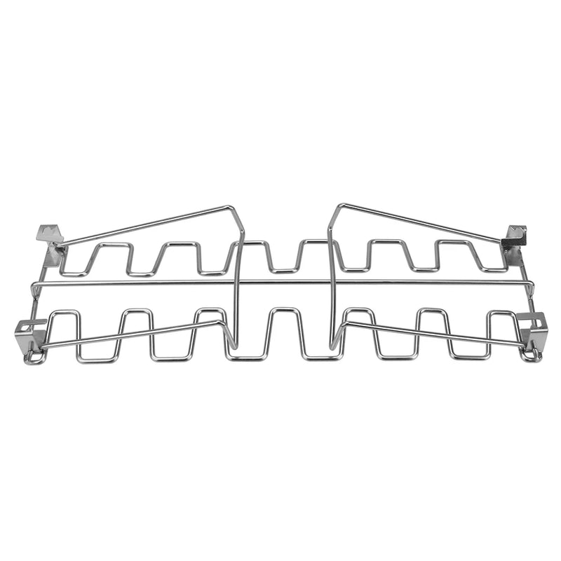 Churrasco carne frango asa perna grill churrasco cozinhar rack antiaderente aço inoxidável baqueta forno torrador suporte