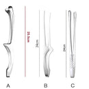 Pinça de Cozinha Inox para Churrasco