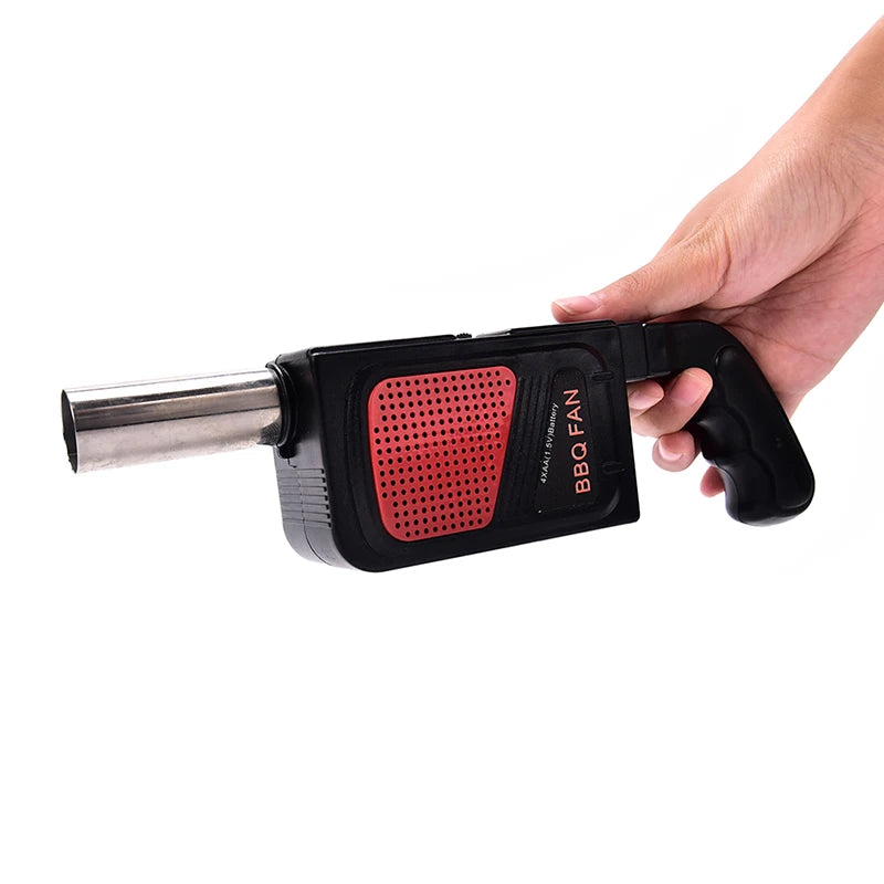 Ventilador elétrico para churrasco, ventilador de ar para acampamento ao ar livre, churrasco, piquenique, portátil, grelha, churrasco, acessórios de cozinha