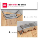 Churrasqueira Dobrável Inox Portátil