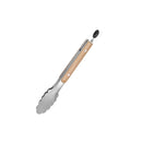 Pinça de Cozinha Inox com Cabo de Carvalho