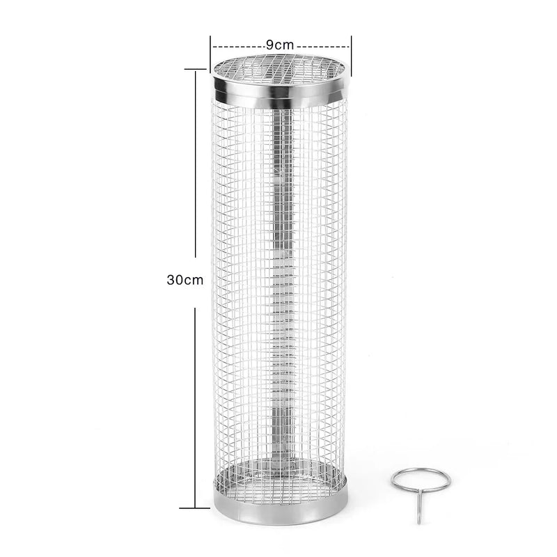 Cesta de Grelha Inox Portátil