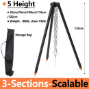 Tripé de Alumínio para Fogueira e Churrasco